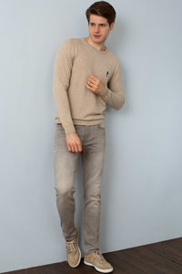пясъчен-меланж-пуловер-бейсик-8-652071-1