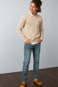 пясъчен-меланж-пуловер-бейсик-8-652078-1