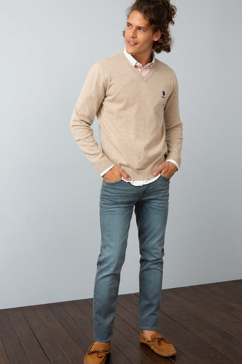 пясъчен-меланж-пуловер-бейсик-8-652078-1