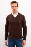 кафяв-меланж-пуловер-бейсик-8-842101-1