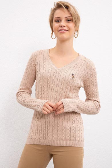 пясъчен-меланж-пуловер-бейсик-8-830264-2